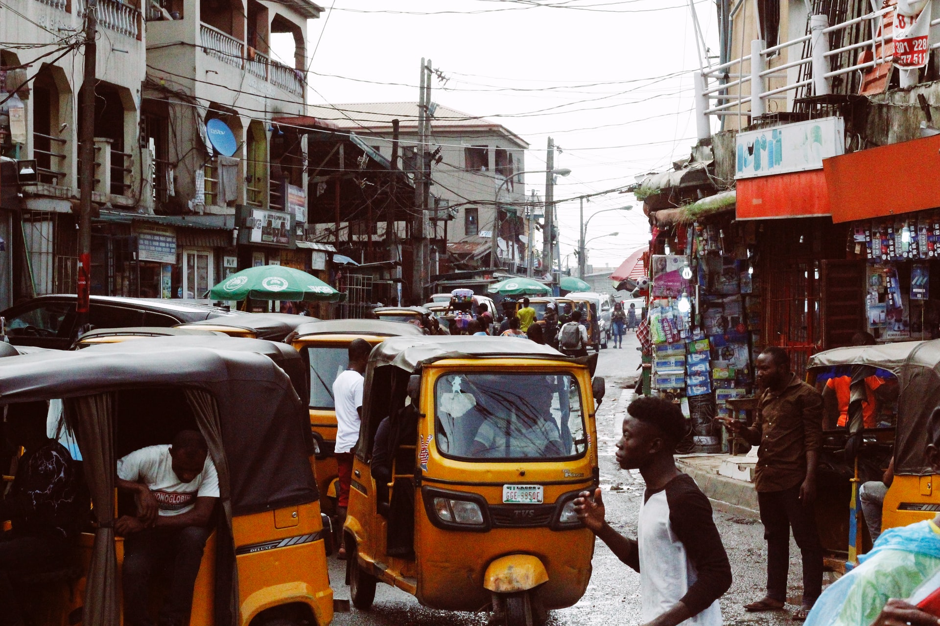 A street in Lagos.