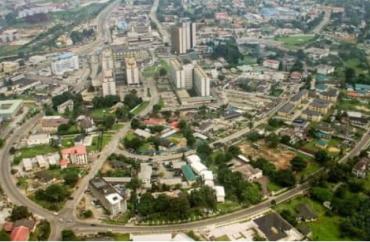 Kaduna city aerial view.