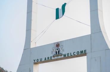 Entrance gate to Abuja.